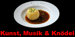 Kunst, Musik & Knödel - Logo