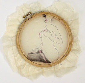 Claire Walker - Embroidery ring 1